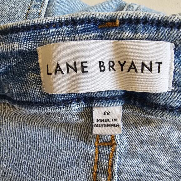 Lane Bryant Signature Fit High-Rise Pull-On Jegging Stone Light Wash Size 22 - Picture 5 of 8